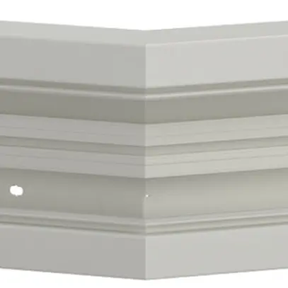 Ausseneck tehalit BR 85×130mm, Oberteil 80mm, verkehrsweiss 