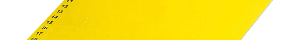 Etikett PX US-EML (16X7) YE selbstklebend 16×7mm gelb 