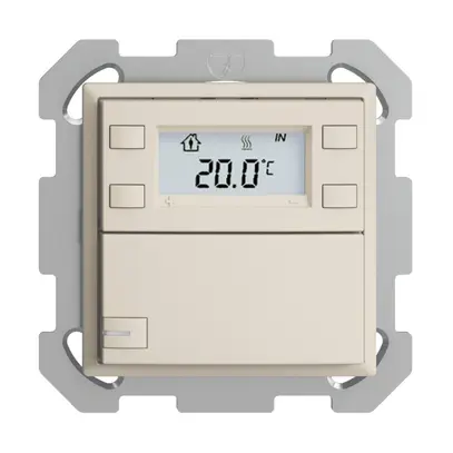 Pulsante RTH INC KNX 1×EDIZIOdue FM crema, con LED RGB 
