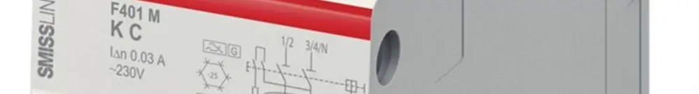 Disjoncteur différentiel SMISSLINE TP 13A/30mA C 1P+N 10kA légèrement retardé 