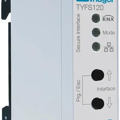 REG-Secure-Schnittstelle Hager KNX/IP 1HE 