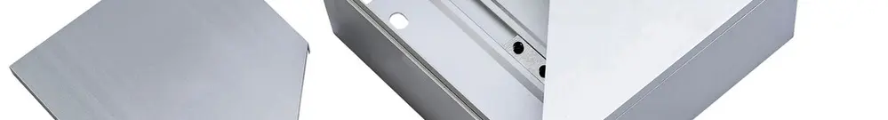 Flachwinkel 90° ELBRO für Kabalkanal 110×60mm Aluminium silber eloxiert 
