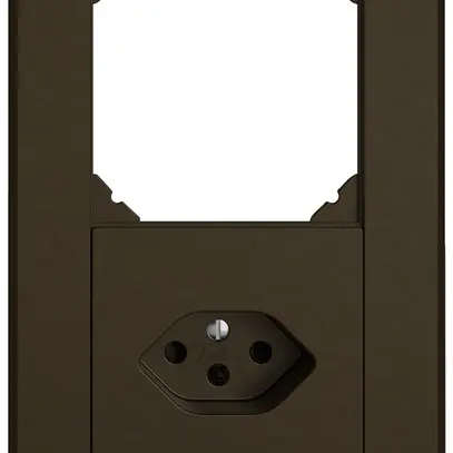 Combinaison ENC EDIZIO.liv SNAPFIX® 2×1 156×96mm vide+1×T13 brun 