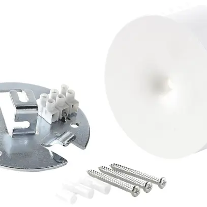 Rosone Roesch magnetico, Ø107×38mm, policarbonato, bianco 