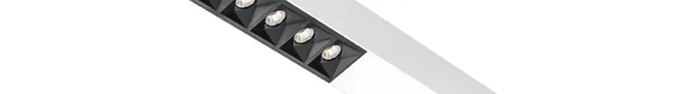 LED-Deckenleuchte SG Lineal surface Cubic 27W 2220lm 840 DALI 841mm weiss 