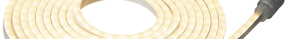 Tubo luminoso NEON System LED Extra, 6m×9mm, 16W, 360 LED, bianco caldo 