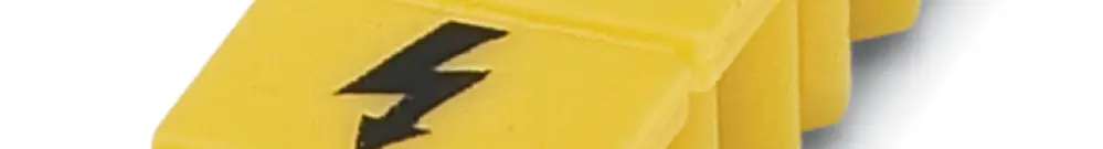 Copertura di segn. 5L CLIPLINE giallo per morsetto l=5.2mm 