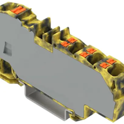 Durchgangsklemme WAGO Contact TOPJOB S 1×6/6×1.5mm² Ex e II dunkelgrau/gelb 