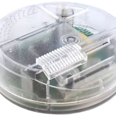 Variateur à cordon RONDO, LED: 4…100W, lampe halogène: 40…250W, transparent 