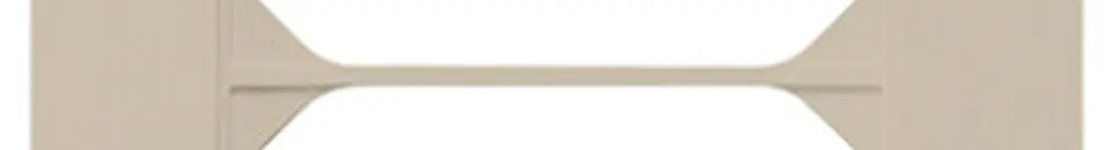 Telaio di copertura INC kallysto.trend 4×1 beige 94×274mm 
