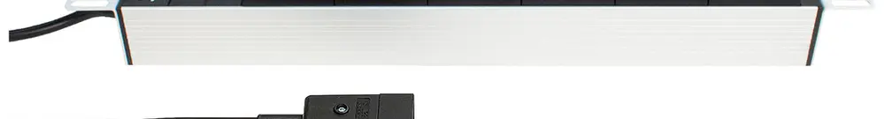 Steckdosenleiste A. Steffen 19" 1HE 6×C19 3m silber/schwarz 