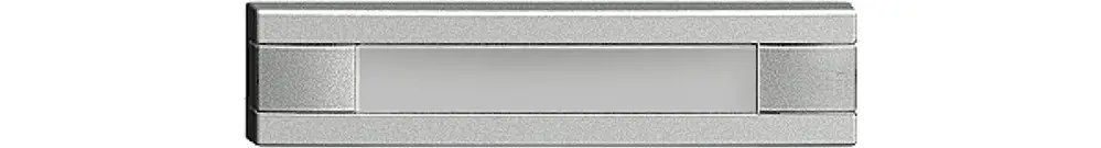Touche 1/4 KNX/électron.s.LED+ pap.EDIZIOdue comm.2×silver 