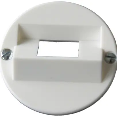 Disco frontale 43/1×RJ45 bianco 