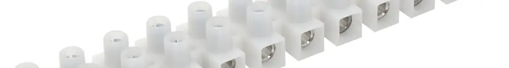 Morsettiera Euro 6…16mm² 12 poli bianco 