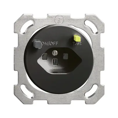 Presa INC FH T23 FI 30mA PM, nero 
