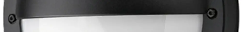 Applique SG Uno E27 1×46W IP65 Ø270mm nero 