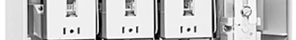 Cofano d'abbonati SKD250A 3LNPE 2 entrate 