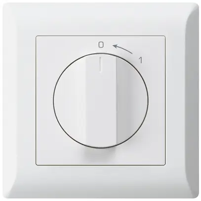 Contatto rotativo INC 0<1/1L bianco kallysto.line con manopola 