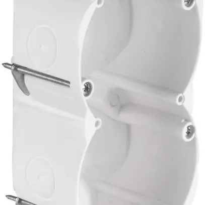 Boîte pour paroi creuse MT CRALLO-SPRINT 1×2, profondeur 70mm, blanc 