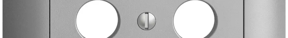 Kit frontal ENC EDIZIOdue silver 88×88mm 