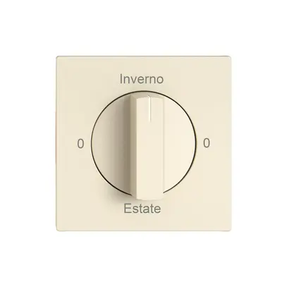 Montageset EDIZIO.liv SNAPFIX® f.Drehschalter m.Griff 0-Inverno-0-Estate cr 