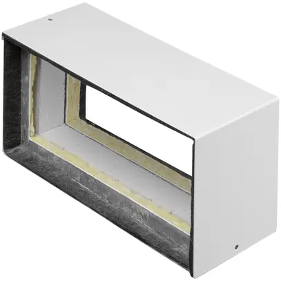 Pezzo di raccordo tehalit FWK 3E 100×260mm, bianco traffico 