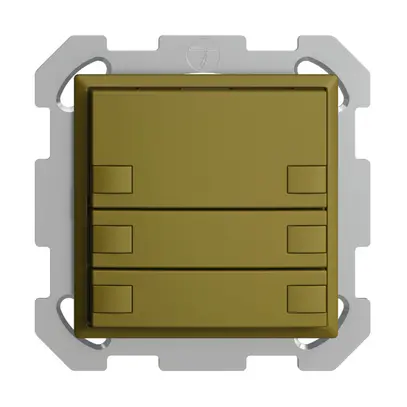 Poussoir KNX RGB ENC EDUE, 250mW, s.LED, 6×poussoir, comm.1×touche, ov 