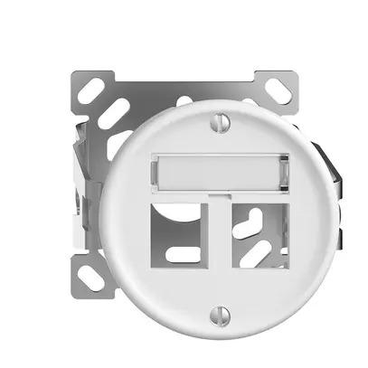 Kit de montage AP Sdue QX.CO.54, sortie droite 2×RJ45 freenet blanc 