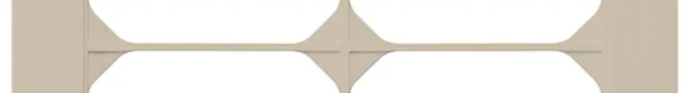 Telaio di copertura INC kallysto.pro 4×2 beige 154×274mm 