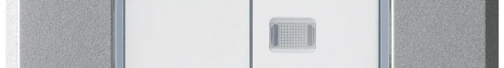 Contact à poussoir ENC robusto IP55 2×1P aluminium 1×lumineux pour combinaison 