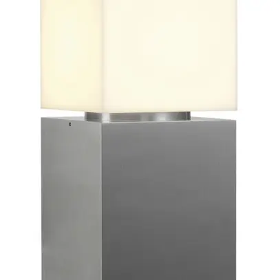 Borne lumineuse SQUARE POLE 30 E27 20W IP44 acier fin 