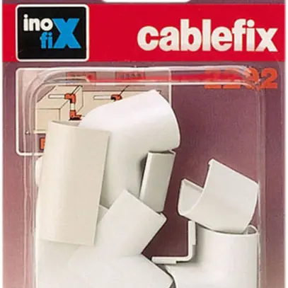 Kit di raccordo cablefix per canale 10mm bianco 