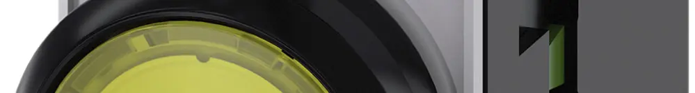 Leuchtdrucktaster Siemens SIRIUS ACT m.Halter+LED 1S gelb Kunststoff 