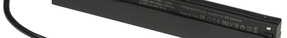 Alimentazione LED SLV TRACK Intrack binario conduttore 250W 48V DALI 268mm nero 
