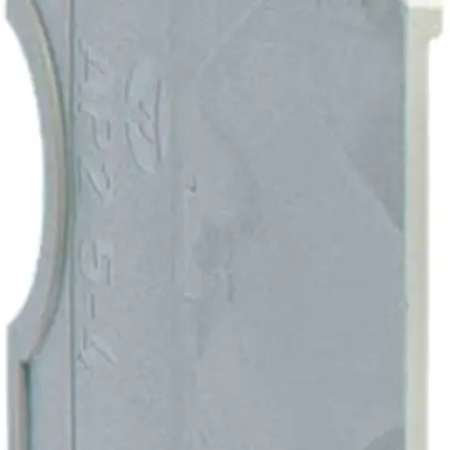 Parete d'estremità Hager per KXA02LH, KXA04LH bride L 2.5…4mm² grigio 