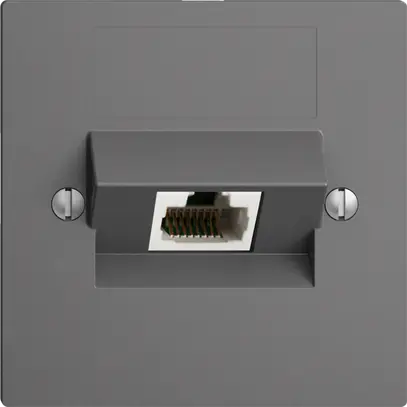 Presa INC 1×RJ45/u 4P ITplus EDIZIOdue grigio scuro 