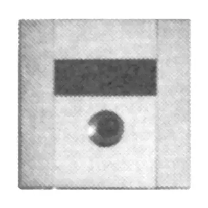 Plaque-poussoir de sonnerie ENC Sonnex 85×85mm 