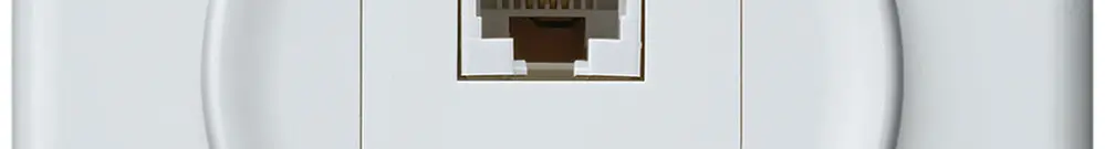 Scatola di raccordo INC origin RJ45 8(4) cat.6 diritto 92×92mm bianco 