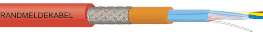 Cavo rilevatore incendio FE180 E30-E90, 4×2×0.8+1×0.8 rosso 