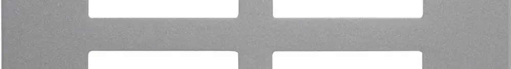 Intestazione INC Legrand Arteor 2×2 orizzontale e verticale 157×157mm Soft Alu 