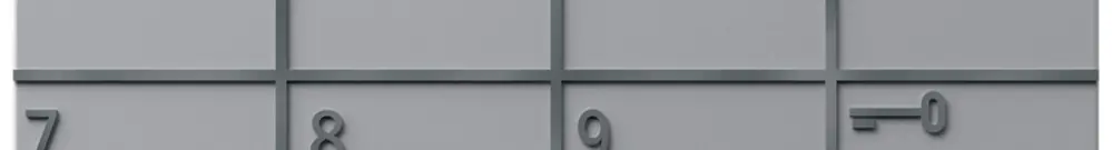 Module clavier Siedle indépendant du système 12V AC argent 