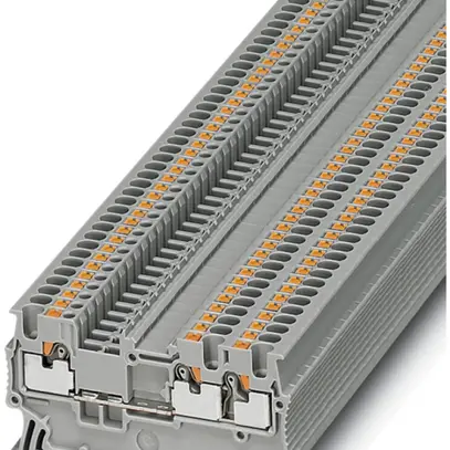 Borne de passage Push-In TWIN 0.14…1.5mm² gris 