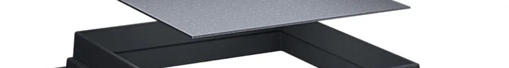 Kit pour revêtement terrazzo Hager pour cassette EKQ12 et MKQ12 carré 