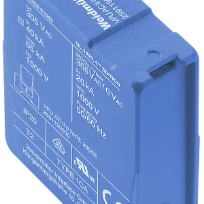 Überspannungsableiter Weidmüller VPU AC II F 0 N-PE 305/65 