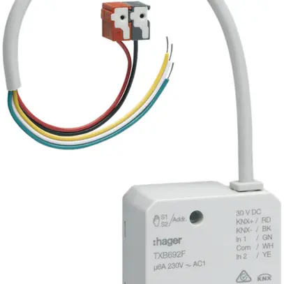 Entrata binaria & attutatore INS KNX Hager easy 2-volta 