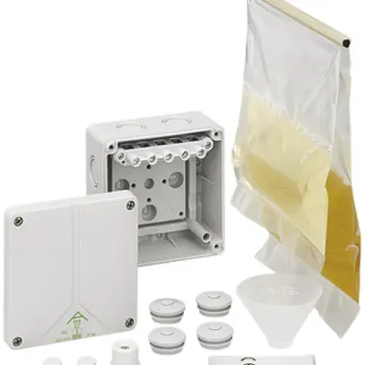 Boîte de dérivation AP Abox XT 060 PC, 6mm², 110×110×67mm, IP68 