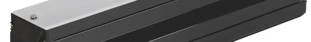 EB-Gehäuse SLV DASAR 600 Kunststoff 620×130×140mm schwarz 