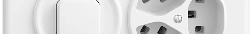 Combinazione INC STANDARDdue 3/1L +3×T23 bianco 