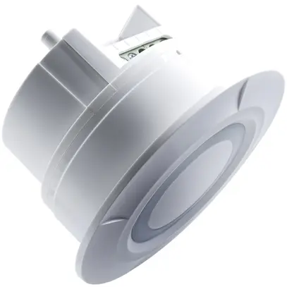 Rilevatore d.presenza INS Grässlin talis 360°, 2 canali, Ø10m, 5.8GHz, 2 fili 