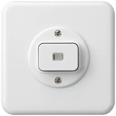 Interrupteur lumineux ENC basico 3/2 blanc 